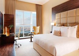 Room / Bedroom image for: Studio - 1 bathroom for rent in Jannah Burj Al Sarab - Mina Road - Tourist Club Area - Abu Dhabi, Image 1