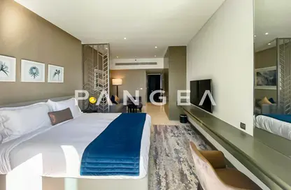 Apartment - Studio - 1 Bathroom for rent in Damac Maison Prive B - Damac Maison Prive - Business Bay - Dubai