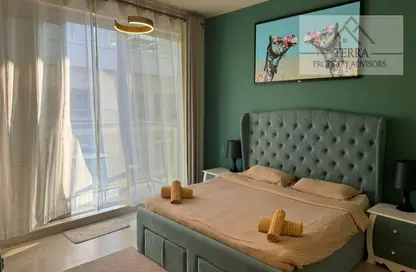 Room / Bedroom image for: Apartment - 1 Bathroom for rent in Pacific Bora Bora - Pacific - Al Marjan Island - Ras Al Khaimah, Image 1