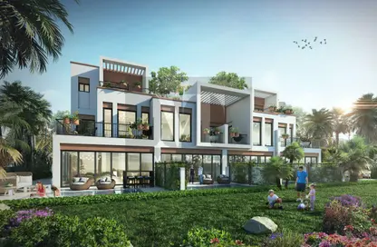 Townhouse - 3 Bedrooms - 3 Bathrooms for sale in Costa Brava 1 - Costa Brava at DAMAC Lagoons - Damac Lagoons - Dubai