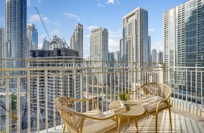 شقة - غرفة نوم - 2 حمامات للايجار في برج ستاندبوينت 1 - أبراج ستاند بوينت - وسط مدينة دبي - دبي