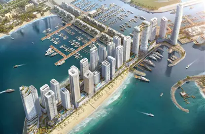 Apartment - 2 Bedrooms - 3 Bathrooms for rent in Grand Bleu Tower 1 - EMAAR Beachfront - Dubai Harbour - Dubai