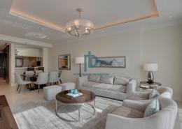 Living / Dining Room image for: Apartment - 2 bedrooms - 3 bathrooms for rent in The Address Residence Fountain Views 2 - The Address Residence Fountain Views - Downtown Dubai - Dubai, Image 1