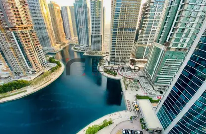 Apartment - Studio - 1 Bathroom for rent in Goldcrest Executive - JLT Cluster C - Jumeirah Lake Towers - Dubai