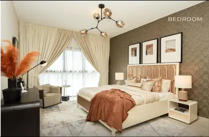 Room / Bedroom image for: Apartment - 1 Bedroom - 2 Bathrooms for sale in Eleganz by Danube - Jumeirah Village Circle - Dubai, Image 1