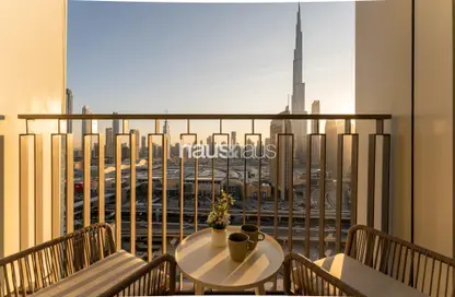 Balcony image for: Apartment - 2 Bedrooms - 3 Bathrooms for rent in Downtown Views II Tower 1 - Downtown Views II - Downtown Dubai - Dubai, Image 1