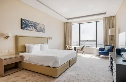 Apartment - Studio - 1 Bathroom for rent in The Palm Tower - Palm Jumeirah - Dubai