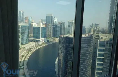 مكتب - استوديو - 1 حمام للايجار في برج بايناري - الخليج التجاري - دبي