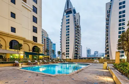 Apartment - 3 Bedrooms - 4 Bathrooms for rent in Amwaj 4 - Amwaj - Jumeirah Beach Residence - Dubai