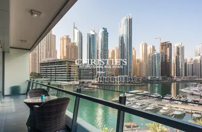 شقة - 2 غرف نوم - 3 حمامات للايجار في A برج سيلفرين - سيلفيرين - دبي مارينا - دبي