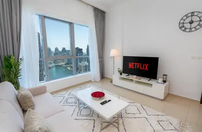 Apartment - 1 Bedroom - 2 Bathrooms for rent in Central Tower - Bay Central - Dubai Marina - Dubai