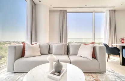 Living Room image for: Apartment - 1 Bedroom - 2 Bathrooms for rent in The Neighbourhood - Al Barari - Dubai, Image 1