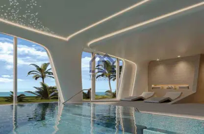 Pool image for: Apartment - 4 Bedrooms - 4 Bathrooms for sale in Oceano - Al Marjan Island - Ras Al Khaimah, Image 1