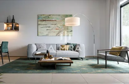 Living Room image for: Villa - 3 Bedrooms - 4 Bathrooms for sale in Noya Viva - Noya - Yas Island - Abu Dhabi, Image 1