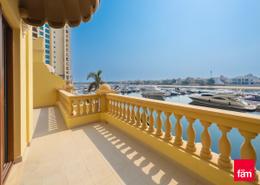 Balcony image for: Townhouse - 2 bedrooms - 4 bathrooms for rent in Marina Residences 3 - Marina Residences - Palm Jumeirah - Dubai, Image 1
