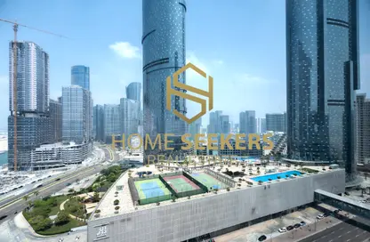 Apartment - 1 Bedroom - 2 Bathrooms for rent in The Gate Tower 1 - Shams Abu Dhabi - Al Reem Island - Abu Dhabi