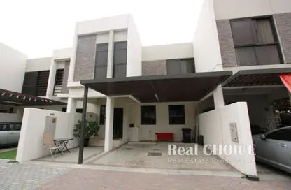 Outdoor Building image for: Townhouse - 4 Bedrooms - 4 Bathrooms for sale in Aurum Villas - Juniper - Damac Hills 2 - Dubai, Image 1