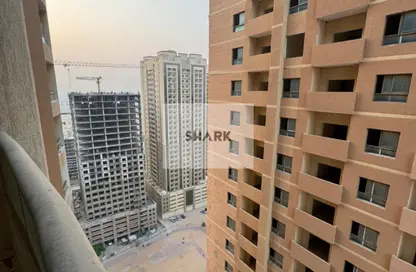 شقة - غرفة نوم - 2 حمامات للبيع في برج بارادايس ليك ب6 - ابراج بحيرة بارادايس - مدينة الإمارات - عجمان