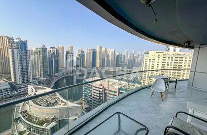 شقة - 3 غرف نوم - 3 حمامات للبيع في A - برج الأمواج - برج الأمواج - دبي مارينا - دبي