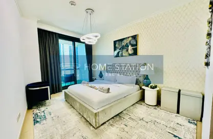Apartment - 1 Bedroom - 2 Bathrooms for rent in Burj Vista 1 - Burj Vista - Downtown Dubai - Dubai