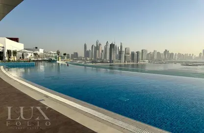 Pool image for: Apartment - 1 Bathroom for rent in Seven Palm - Palm Jumeirah - Dubai, Image 1