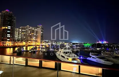 Outdoor Building image for: Apartment - 3 Bedrooms - 3 Bathrooms for rent in Aquamarine - Tiara Residences - Palm Jumeirah - Dubai, Image 1