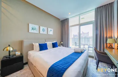 Apartment - Studio - 1 Bathroom for rent in Damac Maison Prive - Business Bay - Dubai