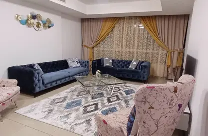 Apartment - 2 Bedrooms - 2 Bathrooms for rent in Beach Tower 2 - Al Khan Lagoon - Al Khan - Sharjah