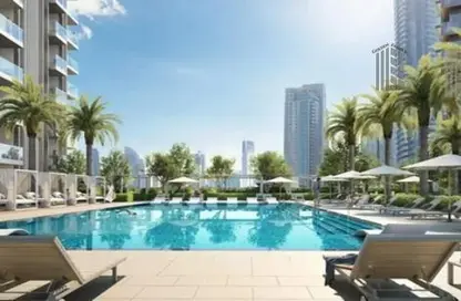 صورة لـ حوض سباحة شقة - 2 غرف نوم - 2 حمامات للبيع في سانت ريجيس ريزيدنس - برج خليفة - دبي وسط المدينة - دبي ، صورة رقم 1