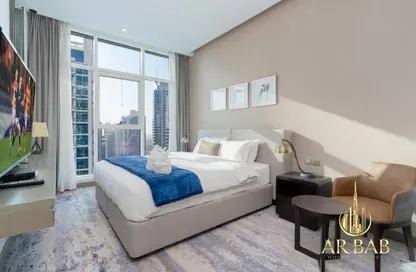 Apartment - Studio - 1 Bathroom for rent in DAMAC Maison Privé - Business Bay - Dubai
