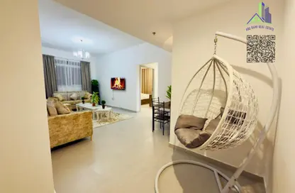 Apartment - 1 Bedroom - 2 Bathrooms for rent in Ajman Corniche Residences - Ajman Corniche Road - Ajman