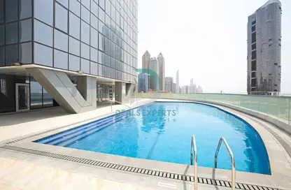 Pool image for: Apartment - 1 Bathroom for rent in Al Jowhara Tower - Corniche Road - Abu Dhabi, Image 1