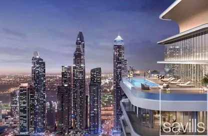 Apartment - 3 Bedrooms - 4 Bathrooms for sale in Seapoint - EMAAR Beachfront - Dubai Harbour - Dubai