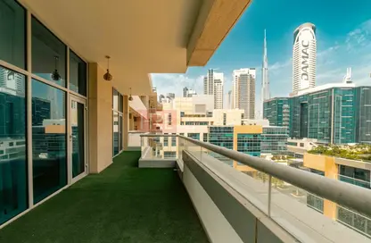 Balcony image for: Apartment - 1 Bedroom - 2 Bathrooms for sale in Bay Square Building 9 - Bay Square - Business Bay - Dubai, Image 1