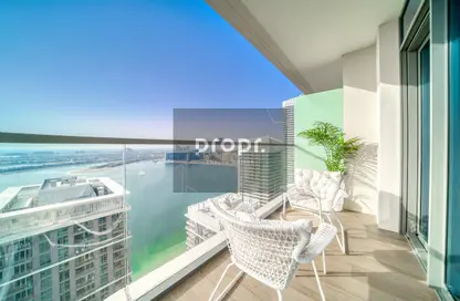 Apartment - 1 Bedroom - 1 Bathroom for rent in Marina Vista - EMAAR Beachfront - Dubai Harbour - Dubai