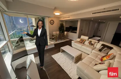 Apartment - 1 Bedroom - 2 Bathrooms for rent in Al Mesk Tower - Emaar 6 Towers - Dubai Marina - Dubai