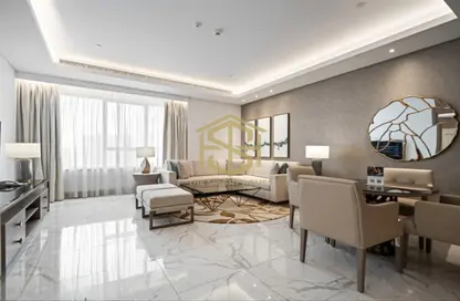 شقة - غرفة نوم - 2 حمامات للايجار في فندق الجداف روتانا سويت - الجداف - دبي
