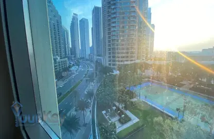 شقة - غرفة نوم - 2 حمامات للايجار في برج فيستا 2 - برج فيستا - دبي وسط المدينة - دبي