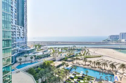 Apartment - 2 Bedrooms - 4 Bathrooms for rent in Al Bateen Residences - Jumeirah Beach Residence - Dubai