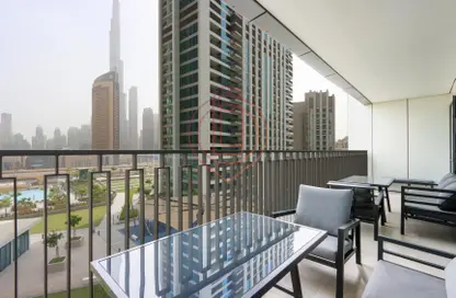 Balcony image for: Apartment - 3 Bedrooms - 3 Bathrooms for rent in Downtown Views II - Downtown Dubai - Dubai, Image 1