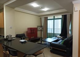 Living / Dining Room image for: Apartment - 1 bedroom - 2 bathrooms for rent in Marina Crown - Dubai Marina - Dubai, Image 1