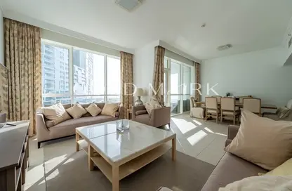 Apartment - 2 Bedrooms - 3 Bathrooms for rent in Al Bateen Residences - Jumeirah Beach Residence - Dubai
