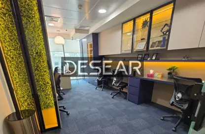 Office Space - Studio - 2 Bathrooms for rent in The Binary Tower - Business Bay - Dubai