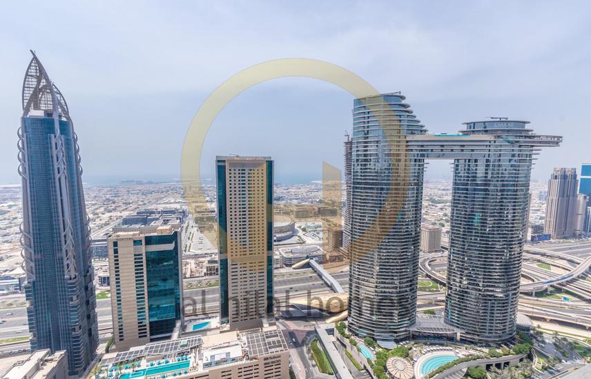 Apartment for Rent in Burj Vista 1 2 BR Sea view High Floor Burj