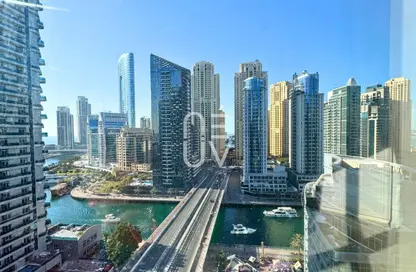 شقة - 3 غرف نوم - 3 حمامات للايجار في A - برج الأمواج - برج الأمواج - دبي مارينا - دبي
