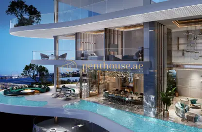 Pool image for: Apartment - 3 Bedrooms - 3 Bathrooms for sale in Tower B - Damac Bay - Dubai Harbour - Dubai, Image 1