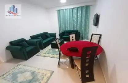 Living / Dining Room image for: Apartment - 1 Bedroom - 2 Bathrooms for rent in Al Taawun Street - Al Taawun - Sharjah, Image 1