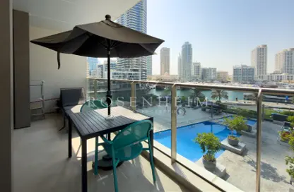 Apartment - 1 Bedroom - 2 Bathrooms for rent in Sparkle Tower 1 - Sparkle Towers - Dubai Marina - Dubai