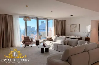 Apartment - 4 Bedrooms - 4 Bathrooms for rent in Boulevard Point - Downtown Dubai - Dubai