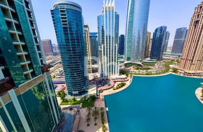 Apartment - Studio - 1 Bathroom for rent in Lake View Tower - JLT Cluster B - Jumeirah Lake Towers - Dubai